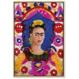  Slika - Frida Kahlo – The Frame (Self-Portrait) 60x90 U prirodnom drvenom okviru | shoptok.hr