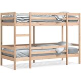 vidaXL Krevet na kat 80 x 200 cm od masivne borovine | shoptok.hr