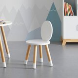Bessagi Kids Otroški Stol Leni, Bela, Pinija | Shoptok.si