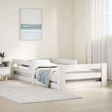 vidaXL Okvir kreveta bez madraca bijeli 90 x 200 cm masivna borovina | shoptok.hr