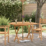  Sklopivi vrtni stol 110x110x75 cm od masivne tikovine | shoptok.hr