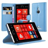 Cadorabo Ohišje, združljivo z Nokia Lumia 925 v nebesno modra - Zaščitni ovitek z magnetnim zapiranjem, stoječo funkcijo in režo za kartice, (20557618) | Shoptok.si