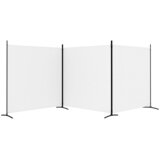 Sobna pregrada s 3 panela bijela 525 x 180 cm od tkanine | shoptok.hr