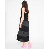 Resti Black polka dot maxi skirt PLUS SIZE - Clothing | Shoptok.si