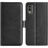INORCO Folio etui iz PU usnja z zložljivim stojalom iz telečje teksture za telefon Nokia C32 Wallet Flip Phone Cover, (22037006) | Shoptok.si
