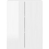 TV zidni ormar Zidne Visoki sjaj bijela 59 5 x 31 x 80 cm | shoptok.hr
