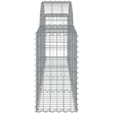  Lučne gabionske košare 15 kom 200x30x60/80 cm pocinčano željez | shoptok.hr
