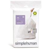 simplehuman CW0166 G-Type punjenje vrećice za smeće prilagođene veličine (20 vrećica) | shoptok.hr