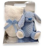 Bbo set plišana igračka + ćebence Rabbit Blue | ePonuda.com