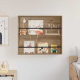  Polica za časopise s policom Umjetnički hrast 80 x 12 x 70 cm | shoptok.hr