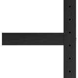  Za radni stol metalni 150 x 57 x 79 cm crno-crveni | shoptok.hr