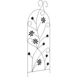  Vrtna Ograda 3 pcs Crna 112 x 40 cm Čelik | shoptok.hr