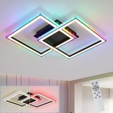 Nettlife LED stropna svetilka za dnevno sobo, zatemnljiva, moderna, RGB, z daljinskim upravljalnikom, 3000–6000 K, moderna RGB 13, (22111138) | Shoptok.si