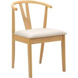  Stolac za blagovanje 2 pcs Prirodna i svijetla | shoptok.hr