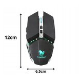  Brezžična optična 2x USB igralna mi&amp;scaron;ka 1600DPI LED RGB 2,4Ghz Slike