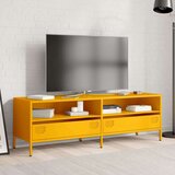 vidaXL TV ormarić boja senfa 135x39x43,5 cm čelični | shoptok.hr