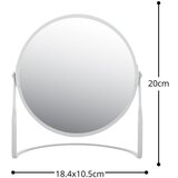 Spirella Kozmetično povečevalno ogledalo (5x povečava) ø 18 cm Akira – | Shoptok.si