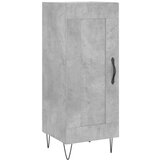  Komoda siva boja betona 34 5x34x90 cm od konstruiranog drva | shoptok.hr