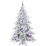  Umjetno božićno drvce s nogom with LEDs s stalakom 180cm PVC | shoptok.hr