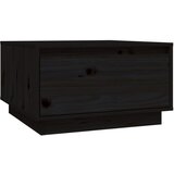 The Living Store Klubska mizica črna 55x56x32 cm trdna borovina - Klubska Mizica, (21421388) | Shoptok.si