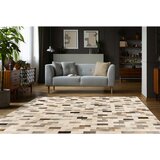 Kayoom USNJENA PREPROGA Ravi 100 120/170 cm siva | Shoptok.si