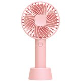 Venisymlis Prenosni Usb Polnilni Ročni Ventilator - Roza, Primeren Za Notranjo In Zunanjo Uporabo, (22070351) Cene