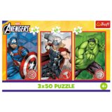 Puzzle 3x50 - Your hero / Disney Marvel The Avengers Trefl 34891 | shoptok.hr