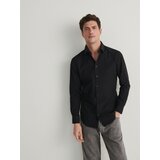 Reserved srajca slim fit - črna | Shoptok.si
