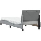  Krevet s madracem Hanko svjetlosivi 80x200cm tkanina | shoptok.hr