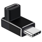 INF Type-C na USB4 moški na ženski adapter pod pravim kotom - 40Gbps, 240W PD polnjenje, (5000291436) | Shoptok.si