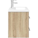 vidaXL Kopalniška garnitura 2-delna sonoma hrast inženirski les | Shoptok.si