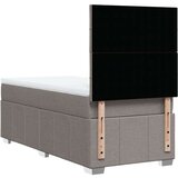 vidaXL Box spring postelja z vzmetnico taupe 100x200 cm blago, (21307039) | Shoptok.si