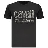 Cavalli Class Muška Crna Majica Kratkih Rukava | shoptok.hr