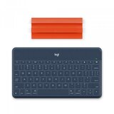 Logitech Tastatura Keys-to-go - Ultra-laka Bežična Tastatura za iPhone, iPad, Apple TV i Mac - Plava - UK | Eponuda.com