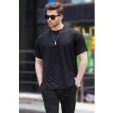 Madmext Men's Black Oversize Basic T-Shirt 6127 Cene