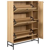 Actona Preklopna omarica za čevlje v hrastovem dekorju v naravni barvi 99x140x35 cm Albany – | Shoptok.si