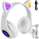 Dardanar bele led brezžične slušalke z mačjim ušesom, (21156323) | Shoptok.si