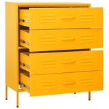  Ladičar boja senfa 80 x 35 x 101,5 cm čelični | Eponuda.ba