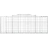  Lučne gabionske košare 7 kom 400x30x140/160cm pocinčano željezo | shoptok.hr