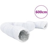 vidaXL Ventilacijski kanal od aluminija i PVC-a 6 m Ø12,5 cm | shoptok.hr