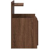  Noćni ormarić s 2 ladice smeđi hrast 40x36 5x62 cm - Smeđi hrast 1 | shoptok.hr