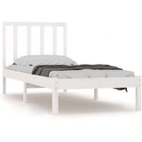  Okvir za krevet od masivne borovine bijeli 90x190 cm 3FT mali | shoptok.hr