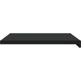  Prozorska klupčica Crno s drvenim uzorkom 80 x 50 x 4,5 cm PVC | shoptok.hr
