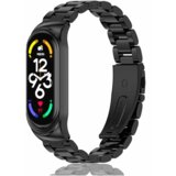  Pašček za Mi Band 7 iz nerjavečega jekla - Črn | Shoptok.si