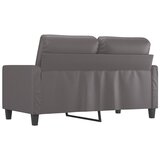 Dvosjed od tkanine siva 120 cm od umjetne kože | shoptok.hr