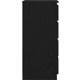  Komoda s ladicama crni hrast 37,5x35x99 cm konstruirano drvo | shoptok.hr