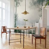  Foto tapeta - Retro Landscape - Grove Trees and Pond in Patinated Shades of Green 500x350 Vodootporna | shoptok.hr