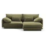 Micadoni Svijetlo zelena kutna garnitura od bouclé tkanine (s desnim kutom) Torino – Home | shoptok.hr