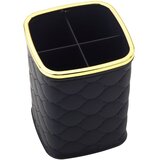  Organizator za četkice sa 4 pretinca 12 x 9.5cm - zlatno/crni | shoptok.hr