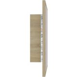 vidaXL lED kupaonsko ogledalo boja hrasta sonome 40 x 8,5 x 37 cm drvo | shoptok.hr